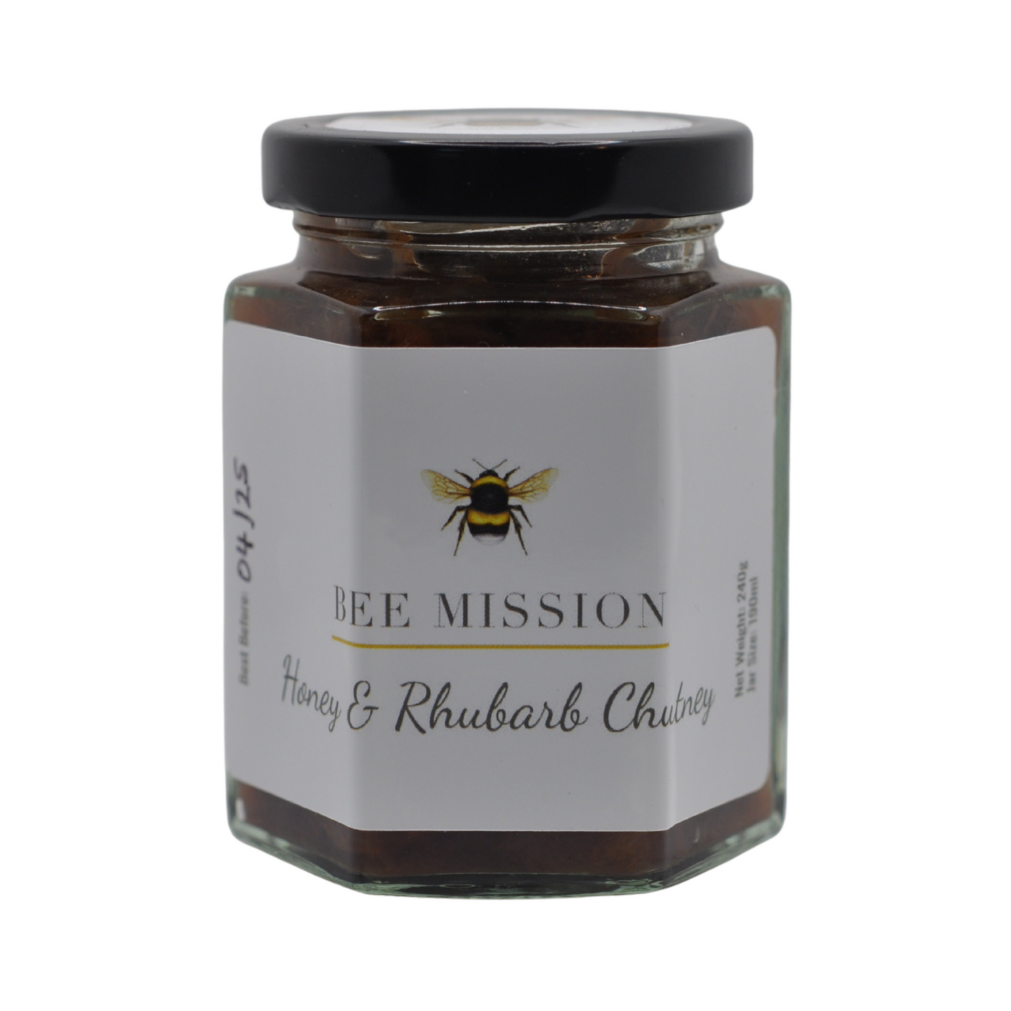 190ml Honey & Rhubarb Chutney